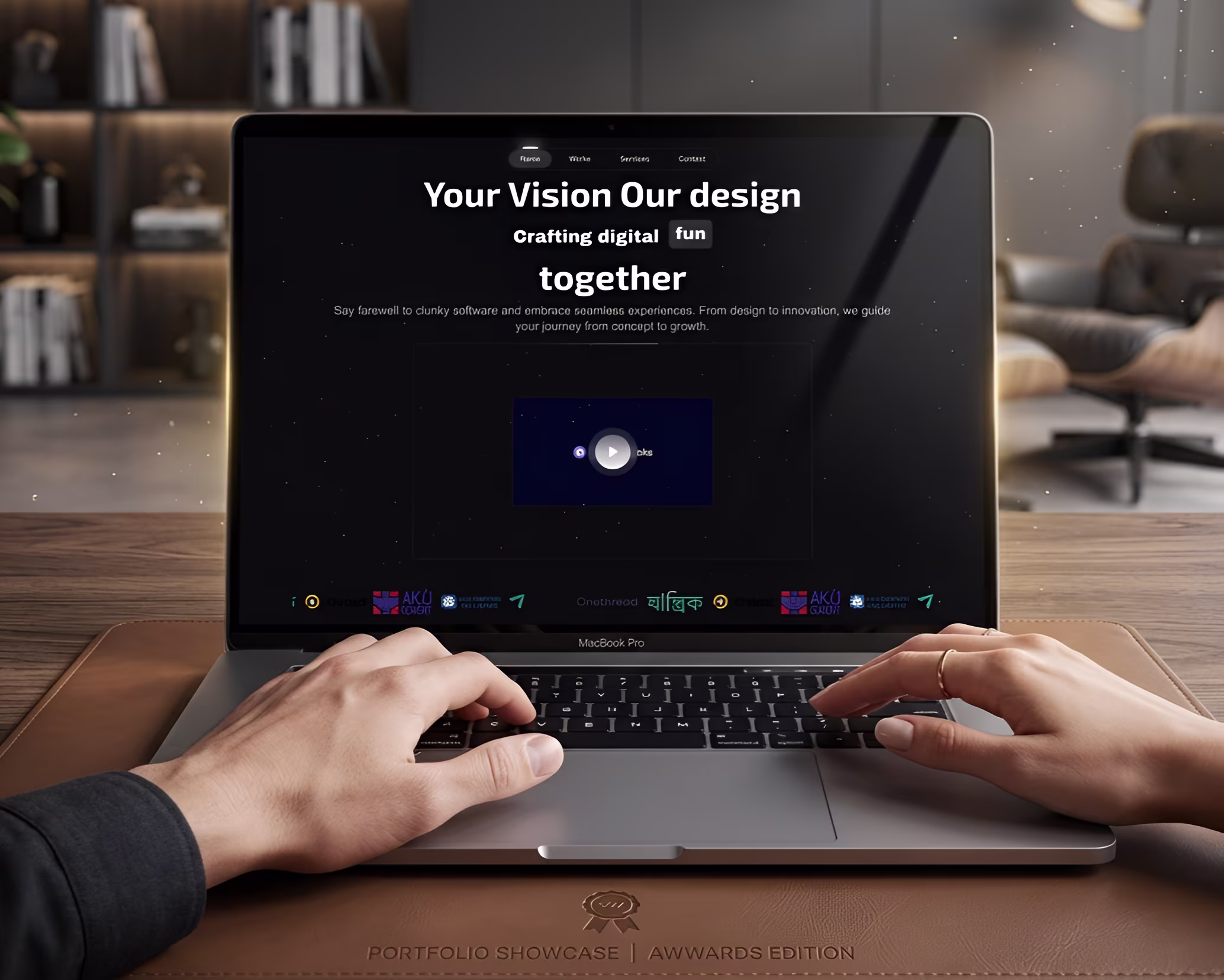 DesignMonks laptop preview