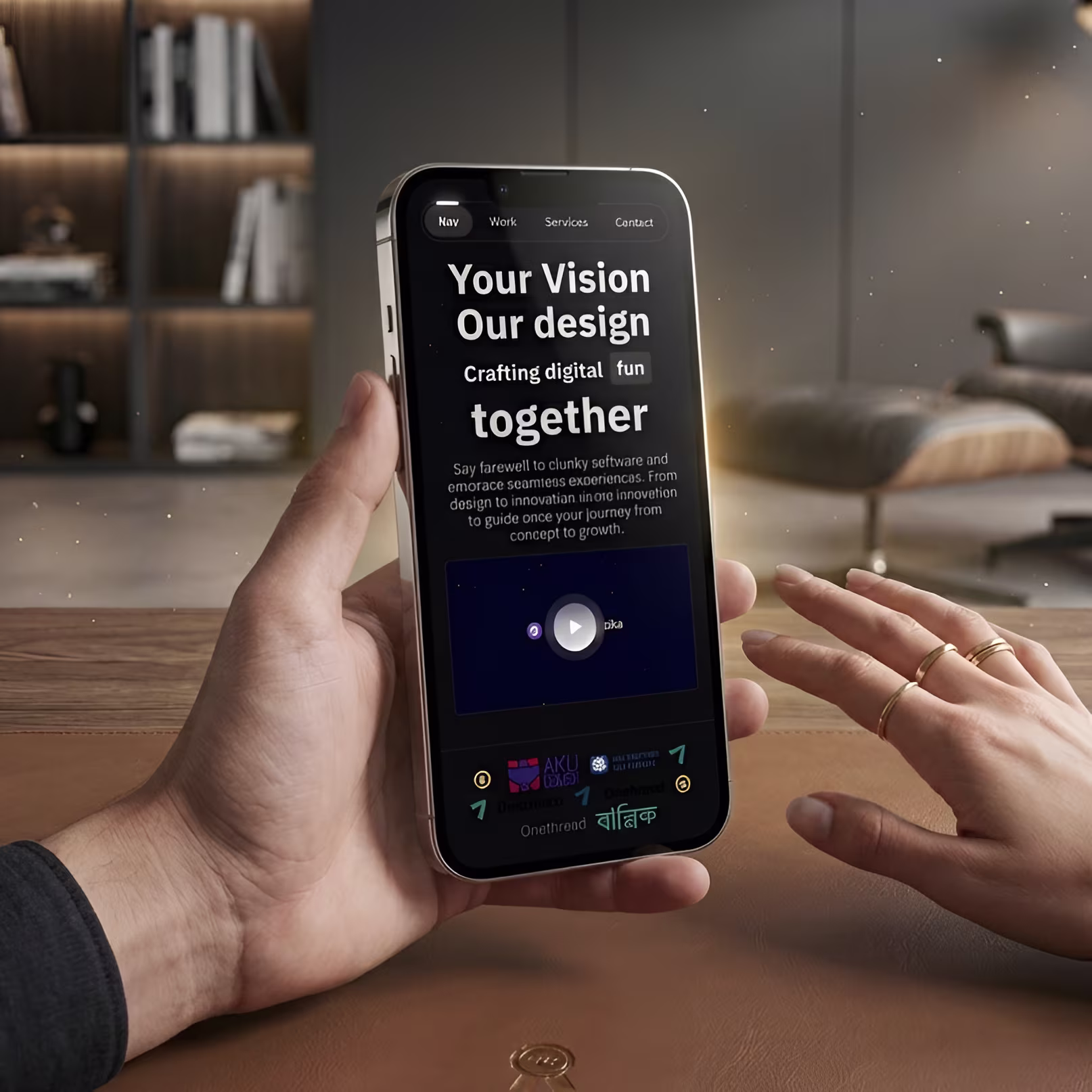 DesignMonks mobile preview