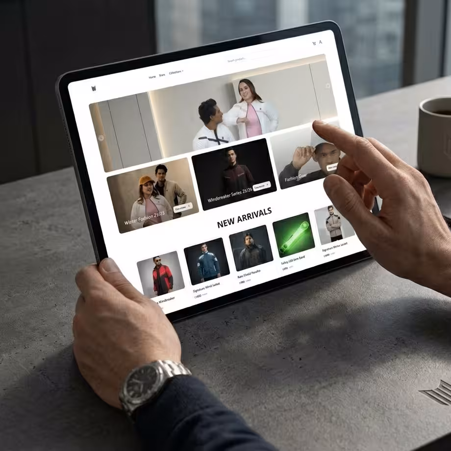 Millennial Clothing tablet preview